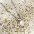 Pearl clavicle chain Baroque natural freshwater pearls korean vintage pendent necklace